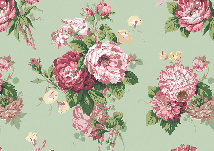 Laura Ashley Cecilia, Fern - Twist&Fit Roller Blind - Image 6